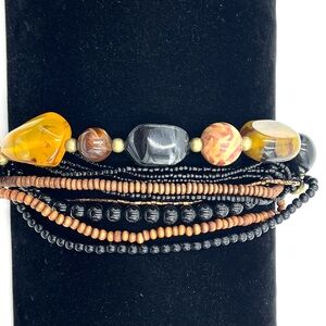 Vintage Nena Chunky Multi Layered Bracelet